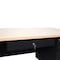 Flash Furniture 30 in D X White Oak, 60 in W X GC-M-BLK-175-WHTOAK-GG - alternate 4